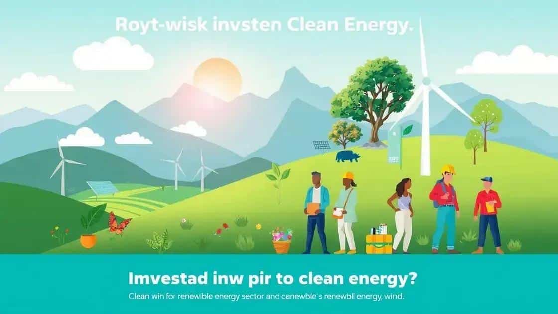 Key benefits of investing in clean energy
