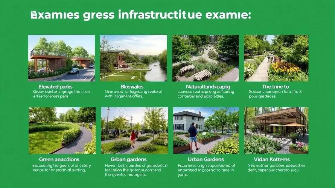Real-life examples of successful green infrastructure