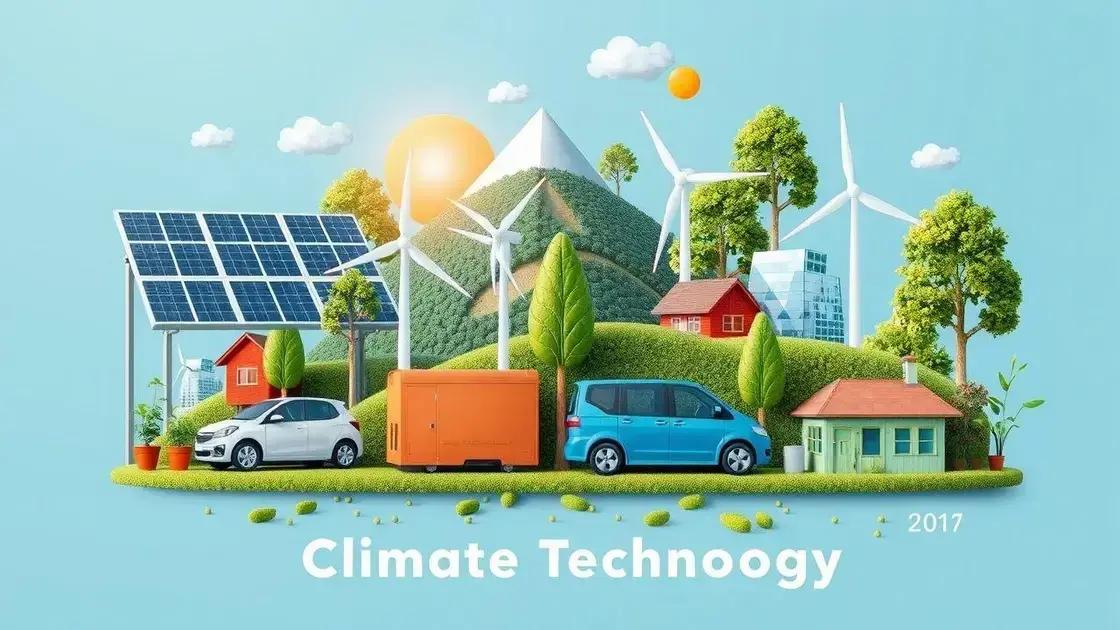 Key trends in climate technology to watch