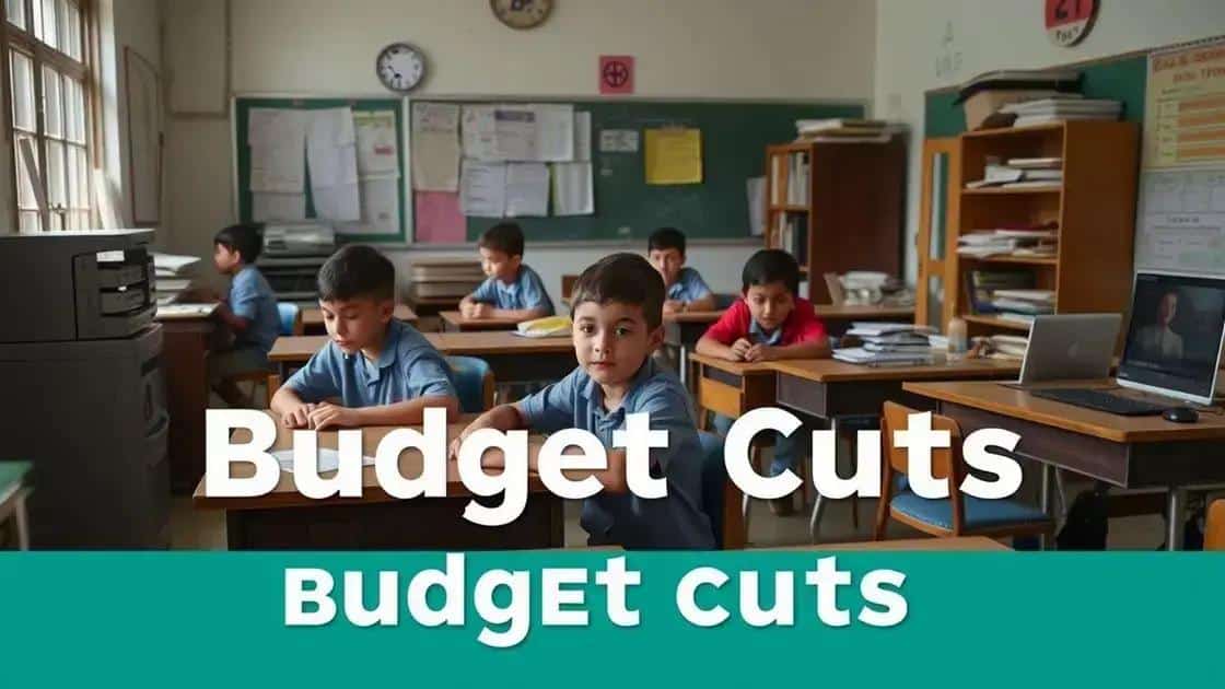 Implications of the 15% cut on education