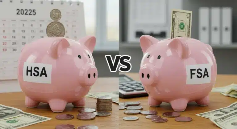 HSA vs FSA 2025 comparison, healthcare savings accounts, tax advantages