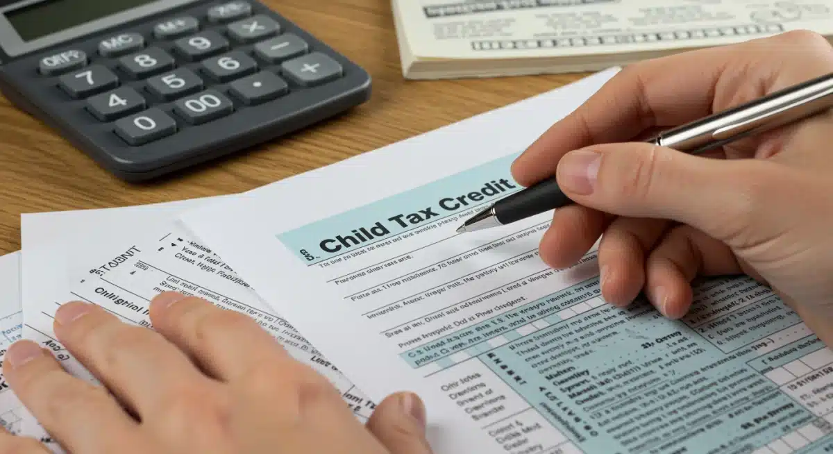 Filling out tax forms for Child Tax Credit 2026