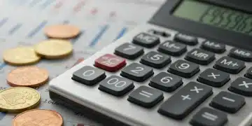 Calculator with 2026 calendar and coins, representing Social Security COLA adjustments