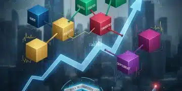 Diverse investment portfolio showing growth with risk mitigation shield