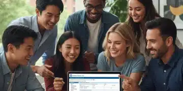 Family reviewing 2026 FAFSA changes on laptop for college financial aid