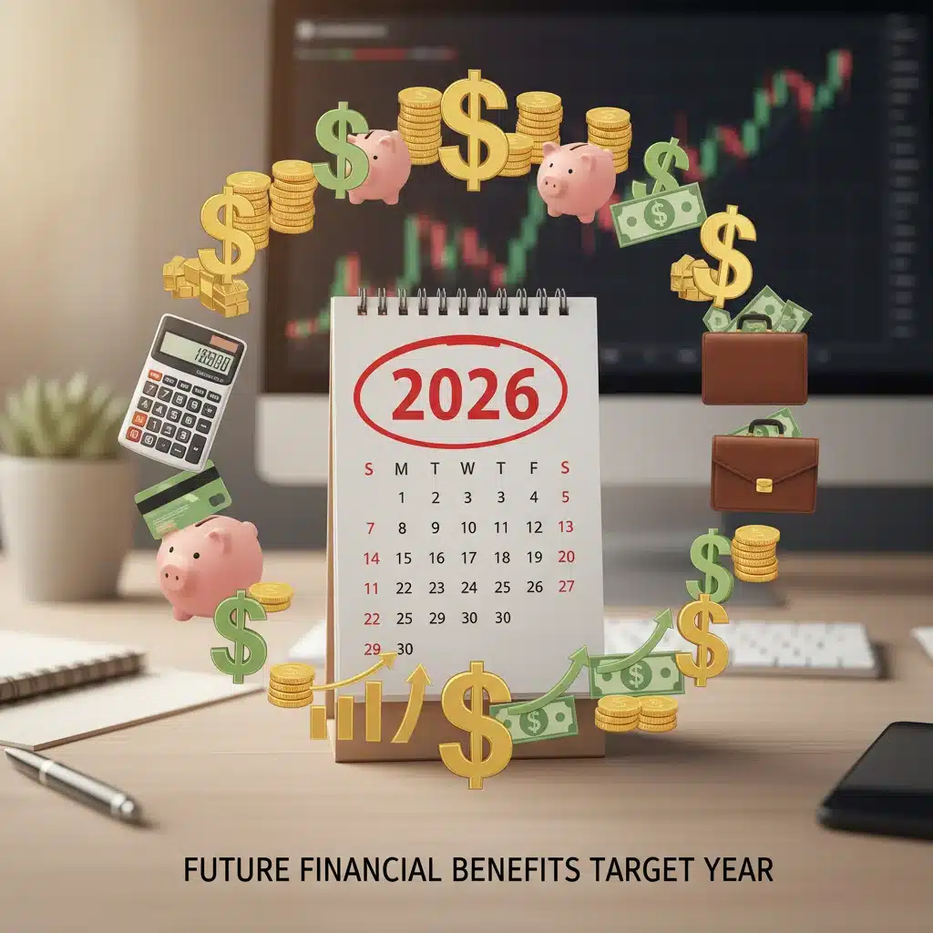 Calendar highlighting 2026 for Social Security planning