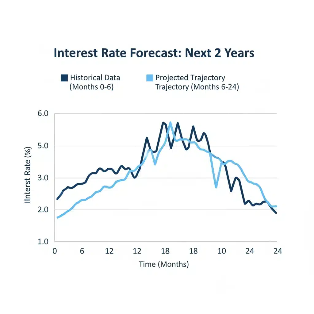 Interest rate projection impacting real estate market stability