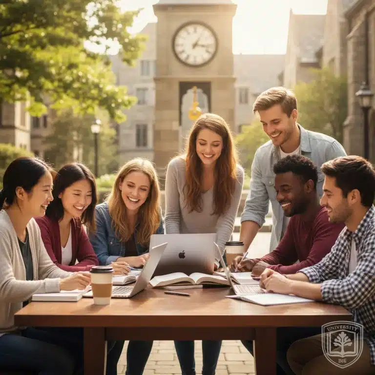 Diverse students studying, symbolizing federal education program opportunities