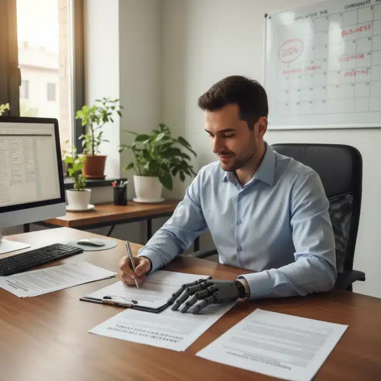 Person reviewing disability benefit application documents for 2026